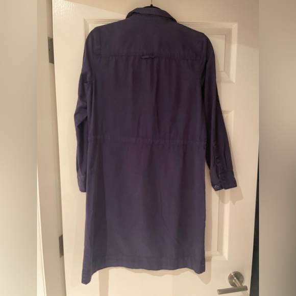 Jcrew Deep purple casual cotton dress. Size 2 - Picture 4 of 6